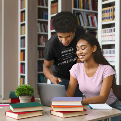 T-SHIRT MÉTIER LES MEILLEURS DEVIENNENT PROFESSEURS