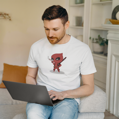 T-SHIRT DEADPOOL HOMME