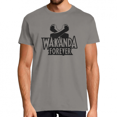 T-SHIRT WAKANDA FOREVER HOMME