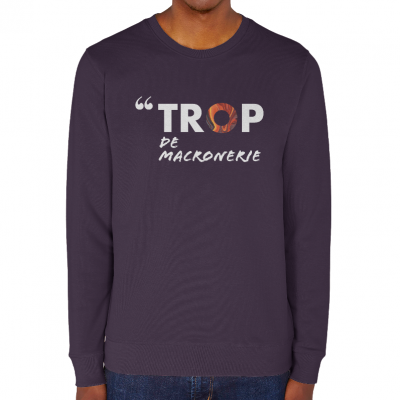 SWEAT-SHIRT TROP de Macronerie