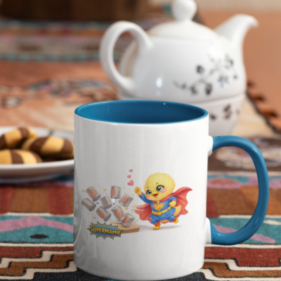 Mug "Super Mamie Chamboule Tout" – Tasse Héroïne du Quotidien