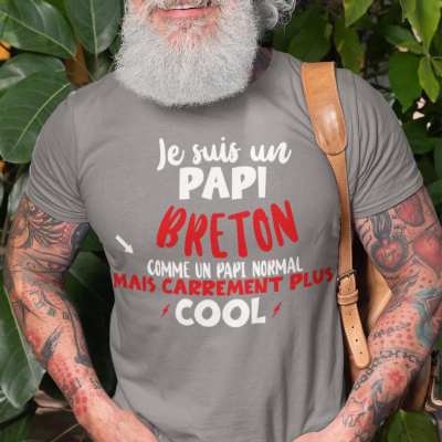 T-SHIRT JE SUIS UN PAPI BRETON