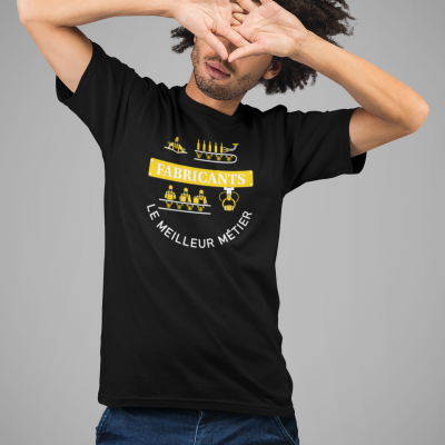 T-SHIRT FABRICANTS LE MEILLEUR MÉTIER POUR HOMME
