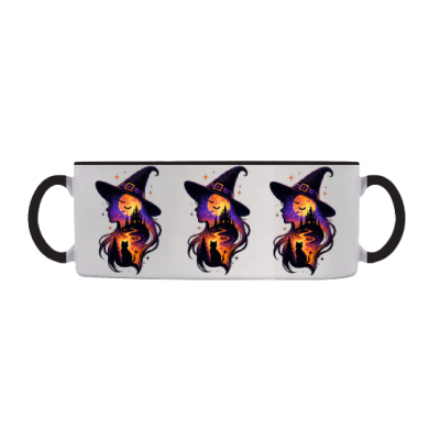Mug Halloween Witchy Cat – Chat noir et pleine lune