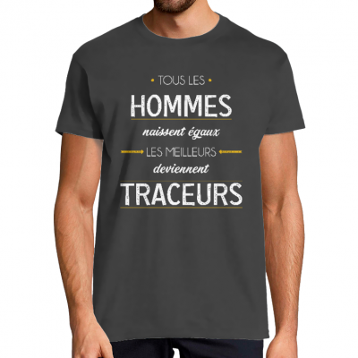 T-SHIRT MÉTIER LES MEILLEURS DEVIENNENT TRACEURS