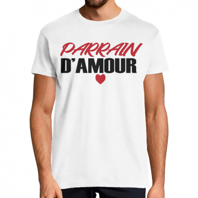 T-shirt Parrain d'amour