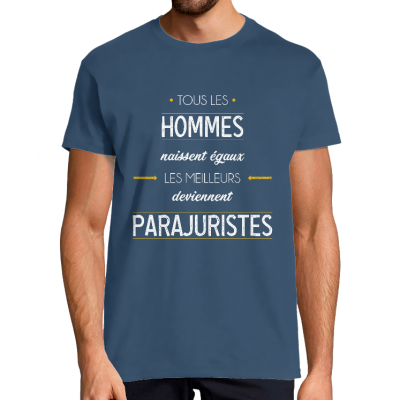 T-SHIRT MÉTIER LES MEILLEURS DEVIENNENT PARAJURISTES