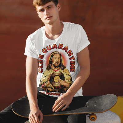 T-shirt  Club quarantaine "In Da House 2020"