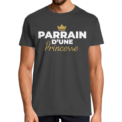T-shirt Parrain d'une princesse