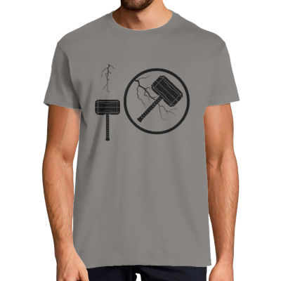 T-SHIRT LA PUISSANCE DU MARTEAU DE THOR HOMME