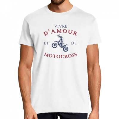 L'homme Beau Cycliste Sportif Motard En T-shirt Blanc Blanc S