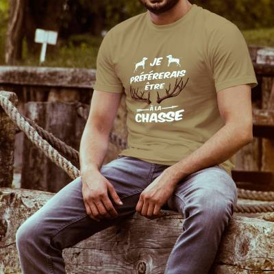 T-Shirt Humour Homme Chasseur