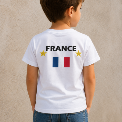 T-shirt Enfant France - Drapeau Tricolore