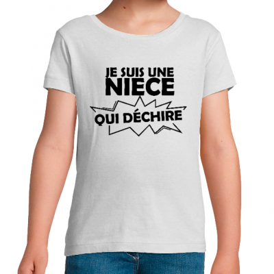 T-SHIRT NIÈCE QUI DÉCHIRE