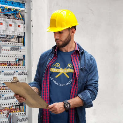 T-SHIRT TECHNICIENS POUR HOMME