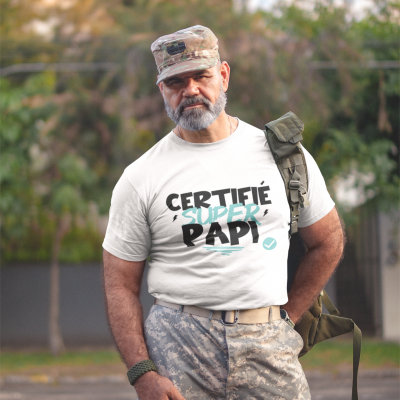 T-shirt certifié super papi
