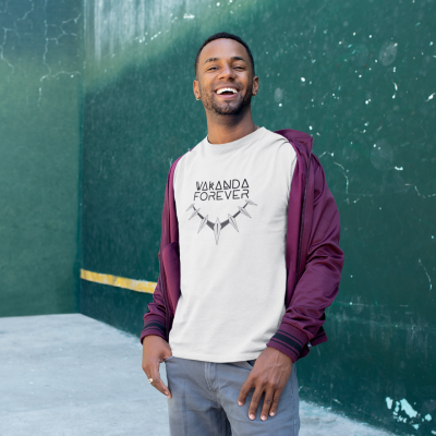 T-SHIRT WAKANDA FOREVER HOMME