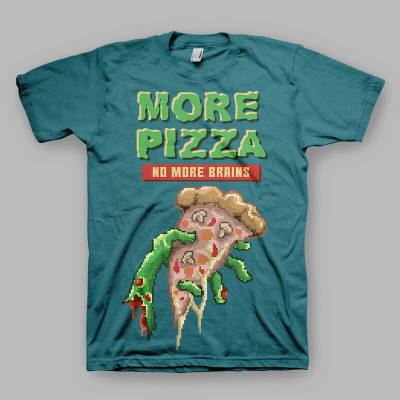 T-Shirt Pizza Zombie