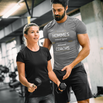 T-SHIRT MÉTIER LES MEILLEURS DEVIENNENT COACHS