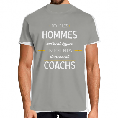 T-SHIRT MÉTIER LES MEILLEURS DEVIENNENT COACHS