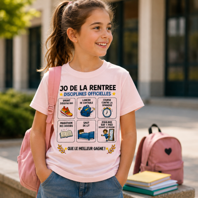 T-shirt rentrée – Jeux de la rentrée, que le meilleur gagne !