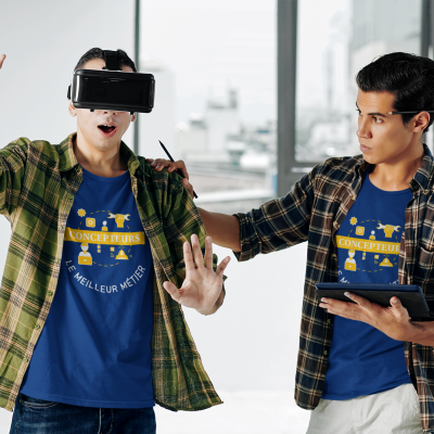 T-SHIRT CONCEPTEURS LE MEILLEUR MÉTIER POUR HOMME