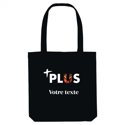 TOTE-BAG NOIR à compléter
