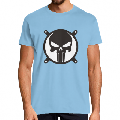 T-SHIRT THE PUNISHER LOGO HOMME