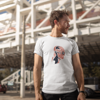 T-SHIRT LA FACE DE SPIDER-MAN HOMME