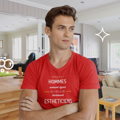 T-SHIRT MÉTIER LES MEILLEURS DEVIENNENT ESTHÉTICIENS