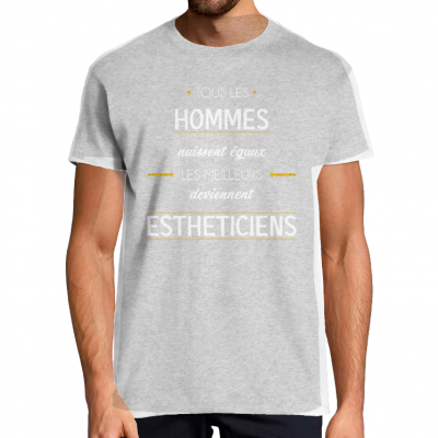T-SHIRT MÉTIER LES MEILLEURS DEVIENNENT ESTHÉTICIENS