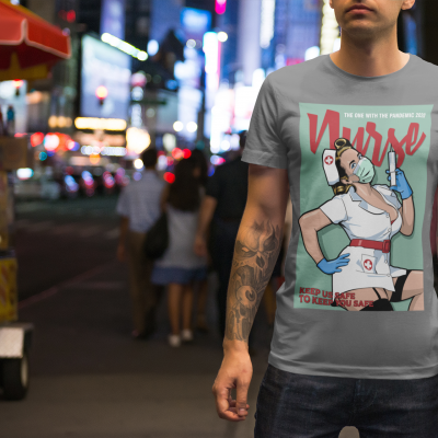 T-shirt Covid-19 Infirmière 