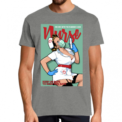 T-shirt Covid-19 Infirmière 