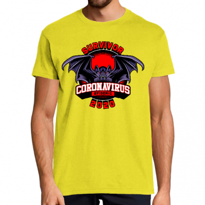 T-shirt Covid-19 Chauve-souris 