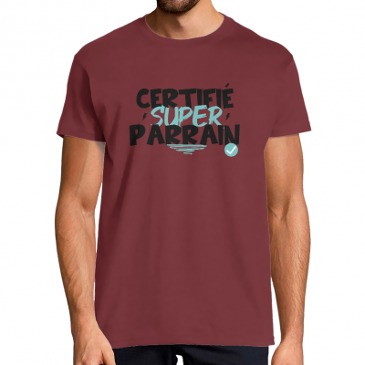 T-shirt certifié super parrain