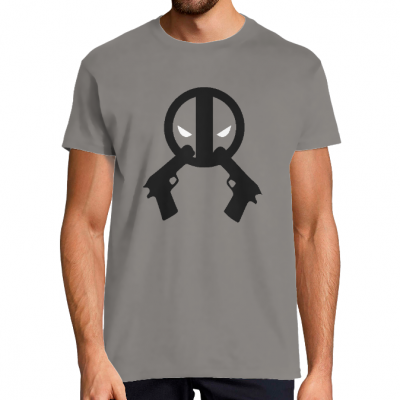 T-SHIRT LOGO DEADPOOL HOMME