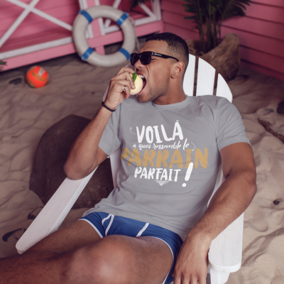 T-SHIRT VOILA À QUOI RESSEMBLE LE PARRAIN PARFAIT