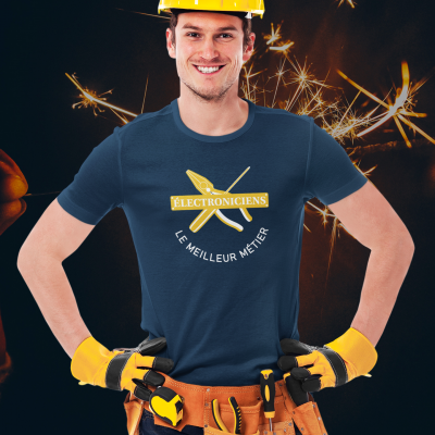 T-SHIRT ÉLECTRONICIENS POUR HOMME