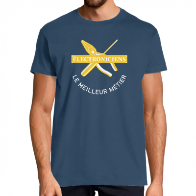 T-SHIRT ÉLECTRONICIENS POUR HOMME