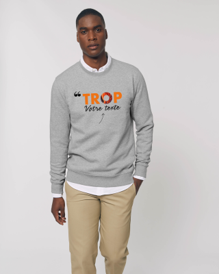 SWEAT-SHIRT RAS DU COU MIXTE - A COMPLETER