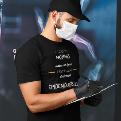 T-SHIRT MÉTIER LES MEILLEURS DEVIENNENT ÉPIDÉMIOLOGISTES