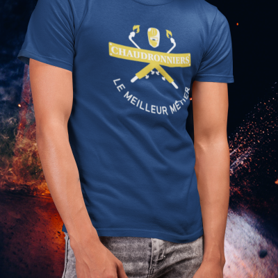 T-SHIRT CHAUDRONNIERS LE MEILLEUR MÉTIER POUR HOMME