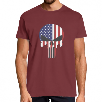 T-SHIRT THE PUNISHER STATES HOMME