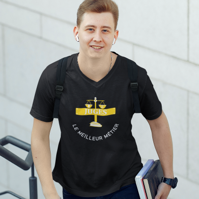 T-SHIRT JUGES LE MEILLEUR MÉTIER POUR HOMME