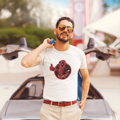 T-SHIRT DEADPOOL TOP HOMME