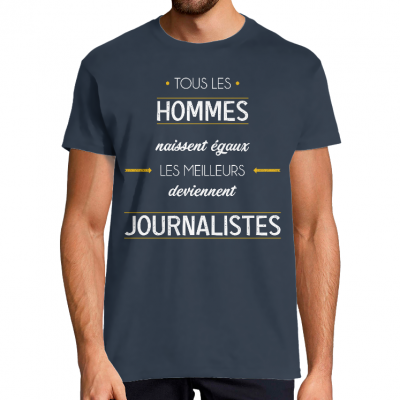 T-SHIRT MÉTIER LES MEILLEURS DEVIENNENT JOURNALISTES