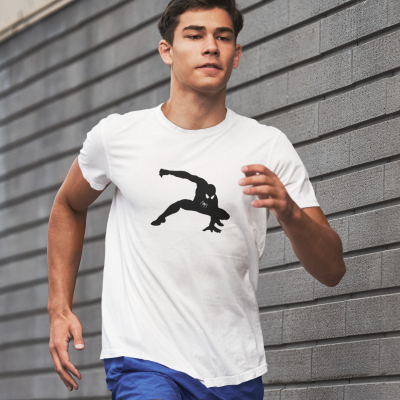 T-SHIRT SPIDER-MAN EN POSITION HOMME