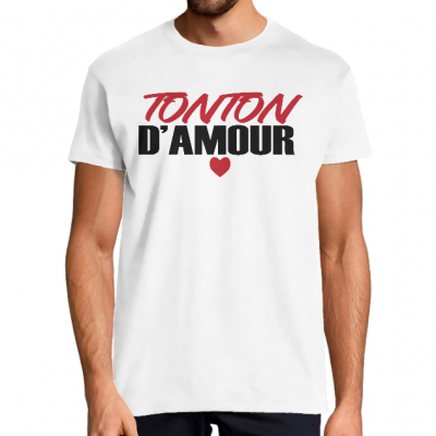 T-shirt Tonton d'amour– Cadeau Affectif Homme Original