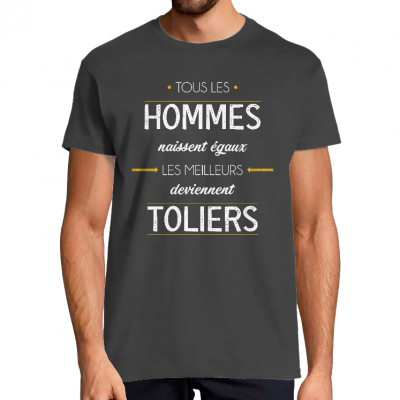 T-SHIRT MÉTIER LES MEILLEURS DEVIENNENT TÔLIERS