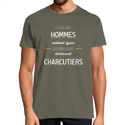 T-SHIRT MÉTIER LES MEILLEURS DEVIENNENT CHARCUTIERS